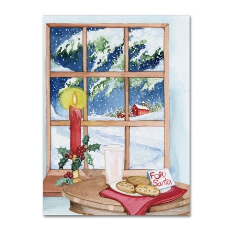 Trademark Fine Art Kathleen Parr McKenna 'Night Before Christmas IV' Canvas Art, 18x24 WAP02379-C1824GG